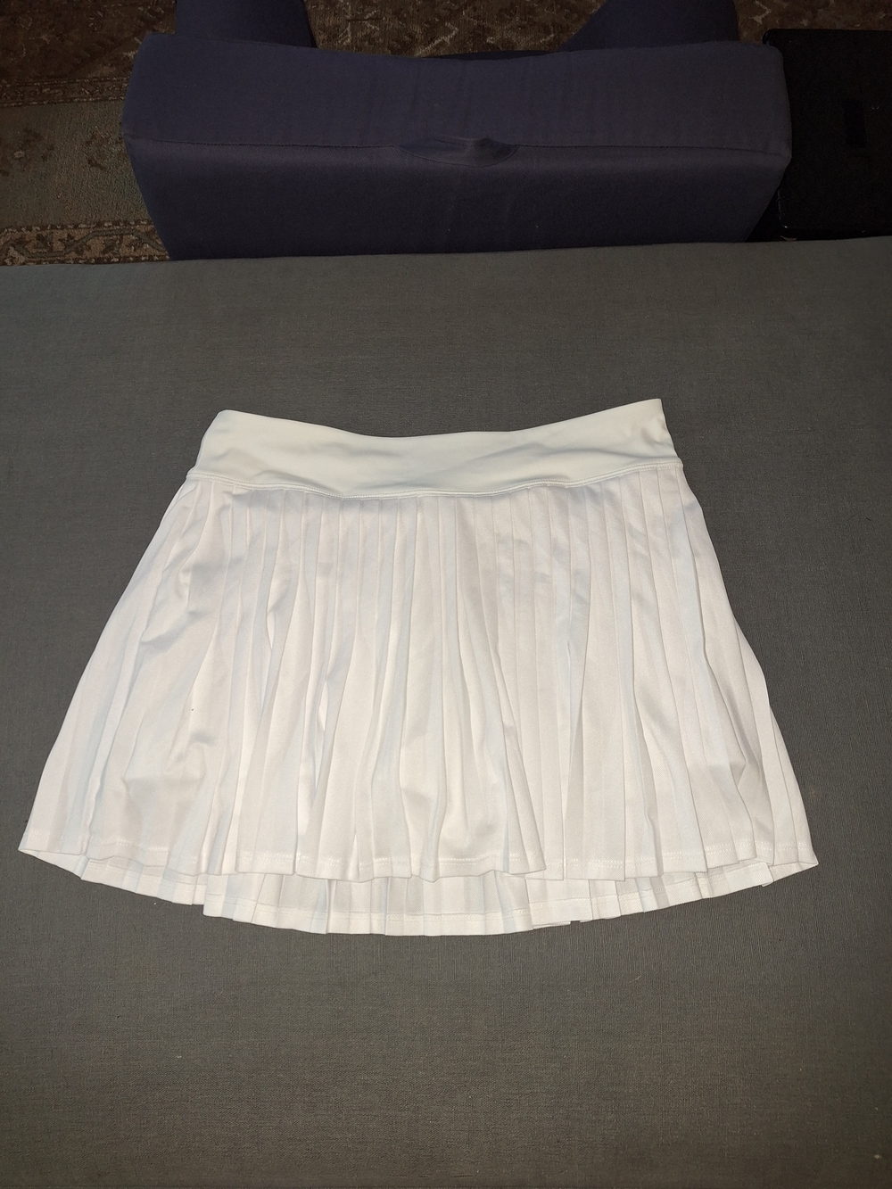 J. Crew White Pleated Tennis Skirt